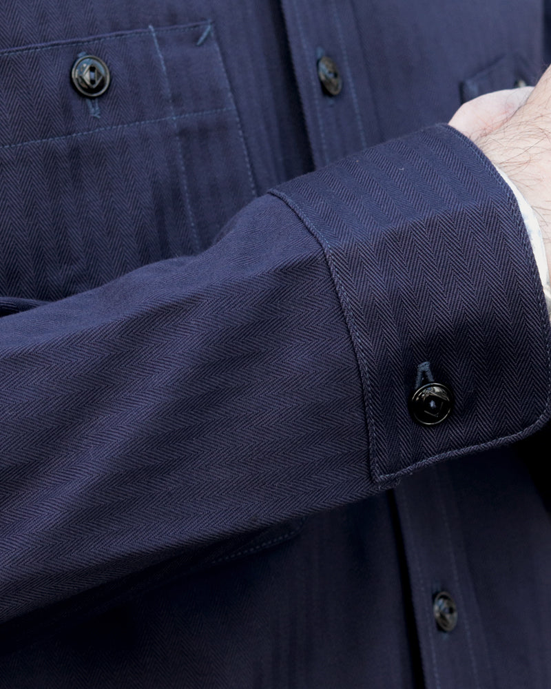 Y1944 HBT SHIRT / NAVY