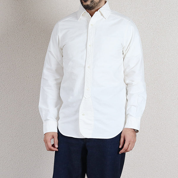 BRITISH OFFICERS SHIRT / WHITE — SPEEDWAY