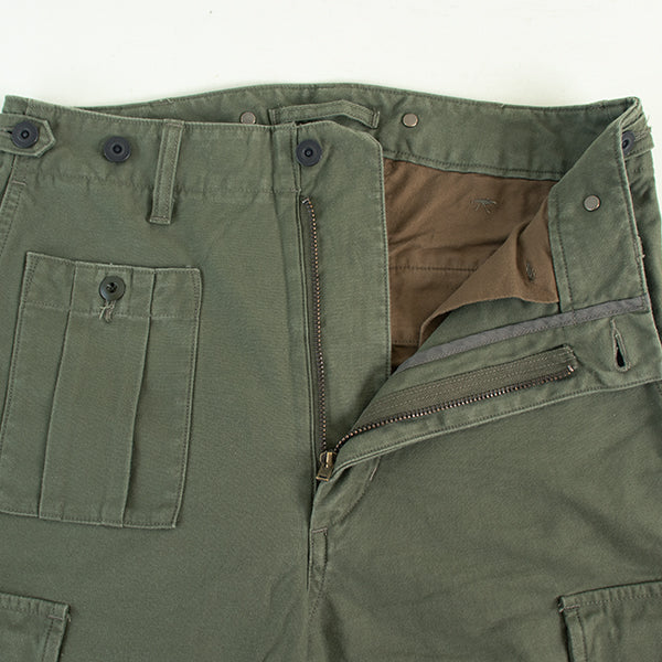 ARMY CARGO PANT / BACK SATIN / DARK GREEN / (SIZE: W30 - W40)