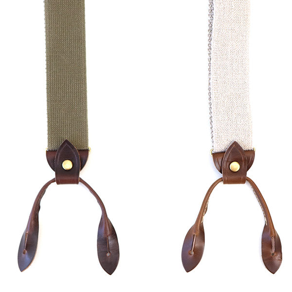 PRE-ORDER / LEATHER SUSPENDER / COW HIDE