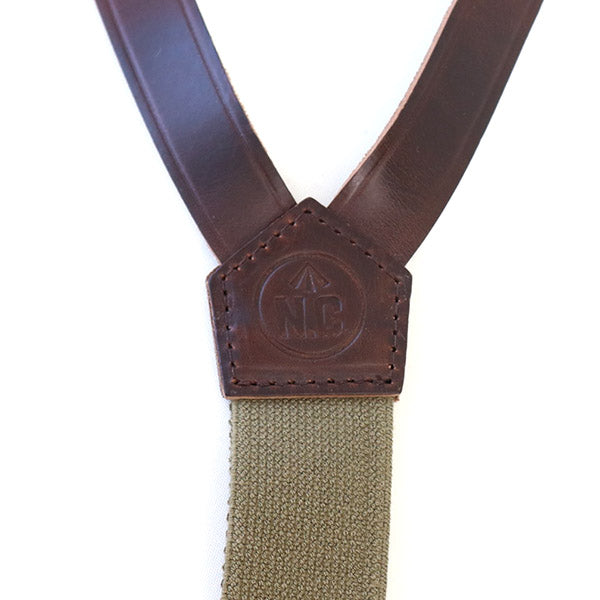 PRE-ORDER / LEATHER SUSPENDER / COW HIDE