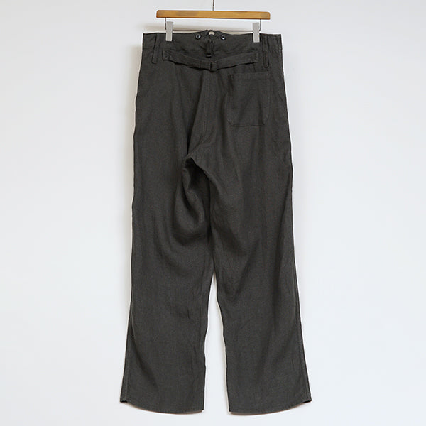FRENCH WORK PANT LINEN PIN OX