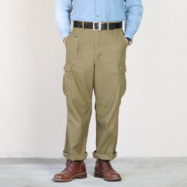 ARMY CARGO PANT / BACK SATIN / KHAKI / (SIZE: W30 - W40) — SPEEDWAY