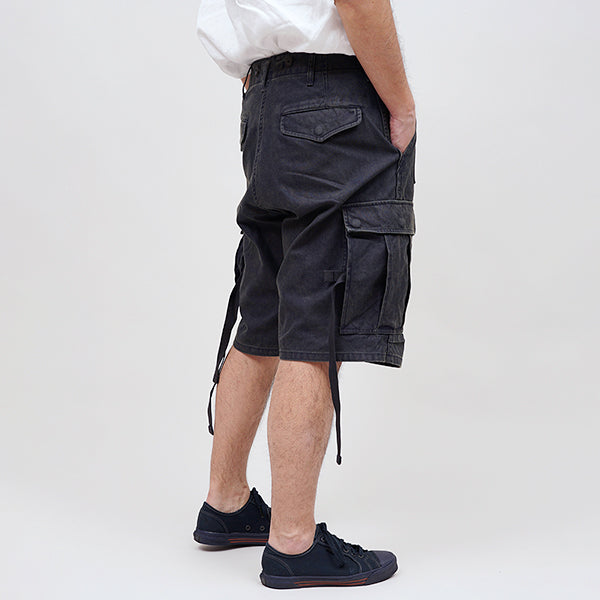 ARMY CARGO SHORTS / PEALING PRINT