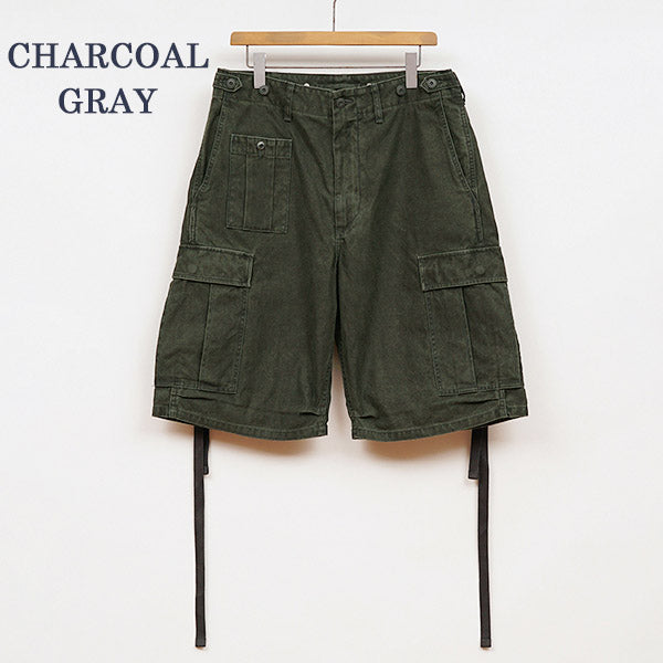 ARMY CARGO SHORTS / PEALING PRINT