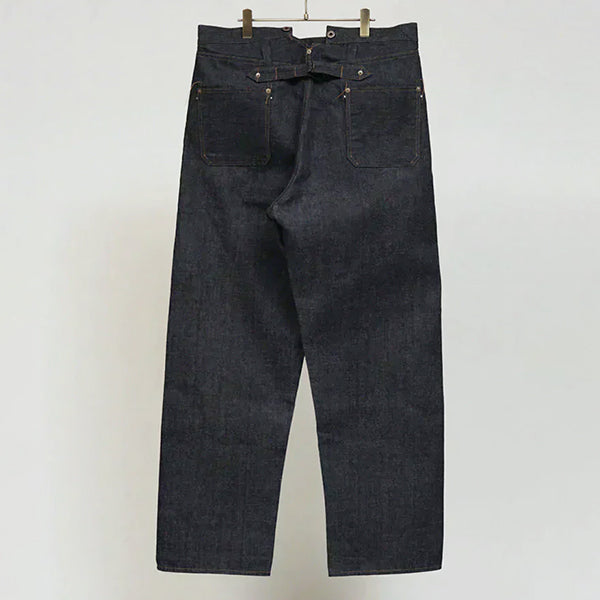 RAILMAN DENIM PANT WIDE / 5 POCKET JEANS / (SIZE:W24-W26)