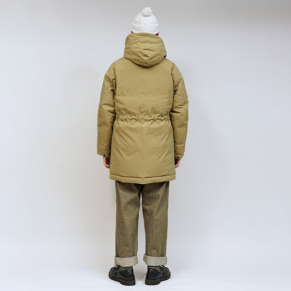 PRE-ORDER / MOUNTAINEER DOWN JACKET / TASLAN NYLON × LEATHER