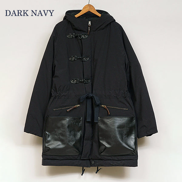 PRE-ORDER / MOUNTAINEER DOWN JACKET / TASLAN NYLON × LEATHER