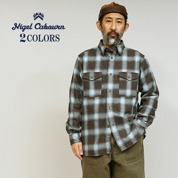 THARKAY SHIRT OMBRE FLANNEL