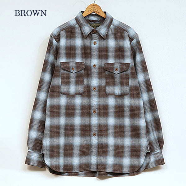 THARKAY SHIRT OMBRE FLANNEL