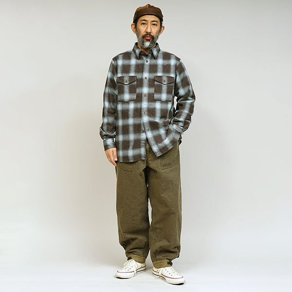 THARKAY SHIRT OMBRE FLANNEL