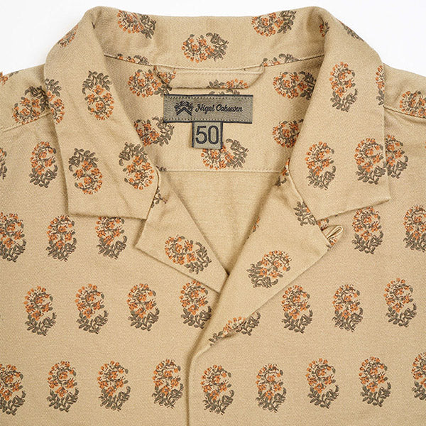 OPEN COLLAR SHIRT ROKUTA PATTERN