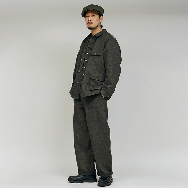 PRE-ORDER / FRENCH WORK JACKET HEMP / CHARCOAL GRAY