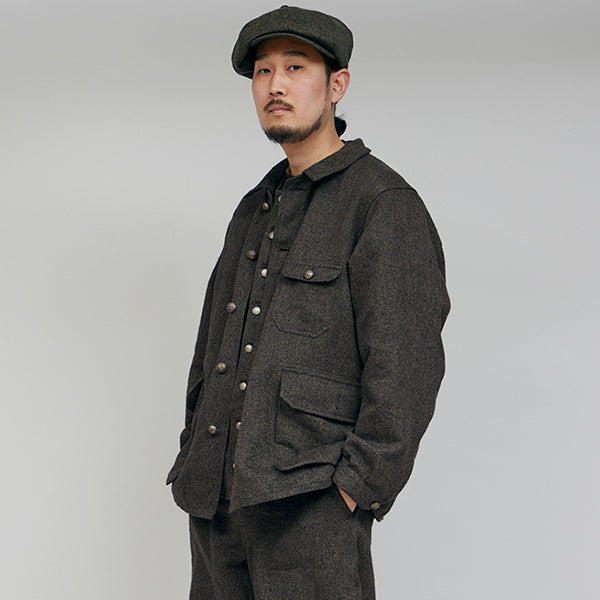 PRE-ORDER / FRENCH WORK JACKET HEMP / CHARCOAL GRAY