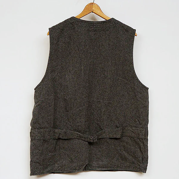 FRENCH WORK VEST HEMP / CHARCOAL GRAY