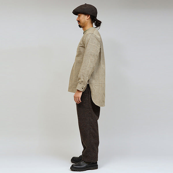 PRE-ORDER / OX'ED SILVER / MASTER MAISON SHIRT NEL CHECK / SAGE GREEN