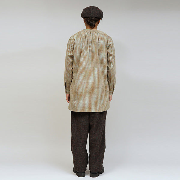 PRE-ORDER / OX'ED SILVER / MASTER MAISON SHIRT NEL CHECK / SAGE GREEN