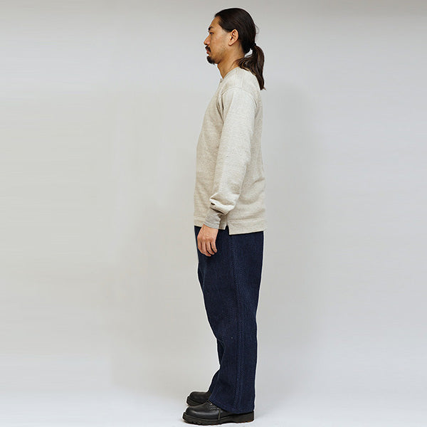 PRE-ORDER / OX'ED SILVER / BLACKSMITH HENLEY NECK SHIRT