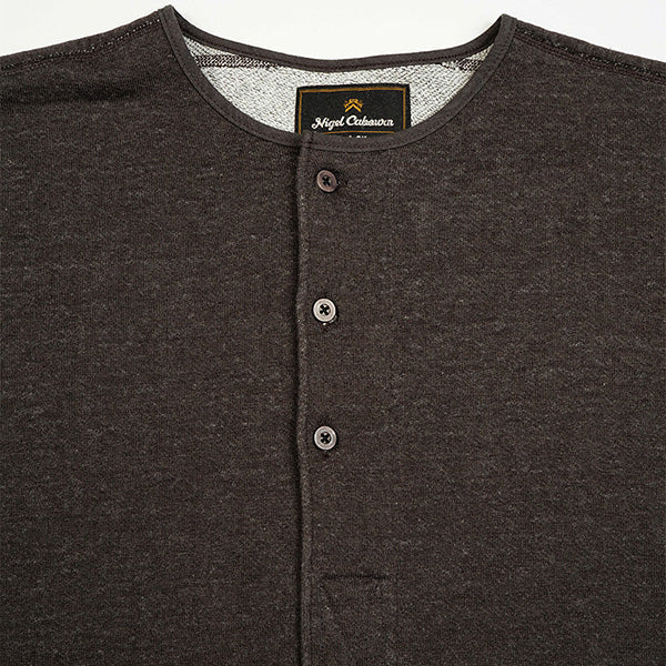 PRE-ORDER / OX'ED SILVER / BLACKSMITH HENLEY NECK SHIRT