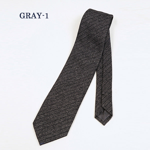 PRE-ORDER / OX'ED SILVER / WIDE WORK TIE