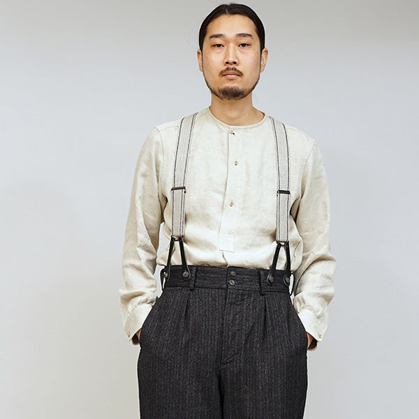 PRE-ORDER / OX'ED SILVER / MASTER MASON SUSPENDER / IVORY