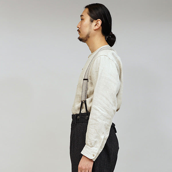 PRE-ORDER / OX'ED SILVER / MASTER MASON SUSPENDER / IVORY