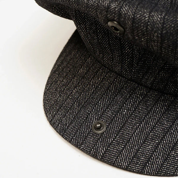 OX'ED SILVER / BLACKSMITH CASQUETTE STRIPE / CHARCOAL GRAY