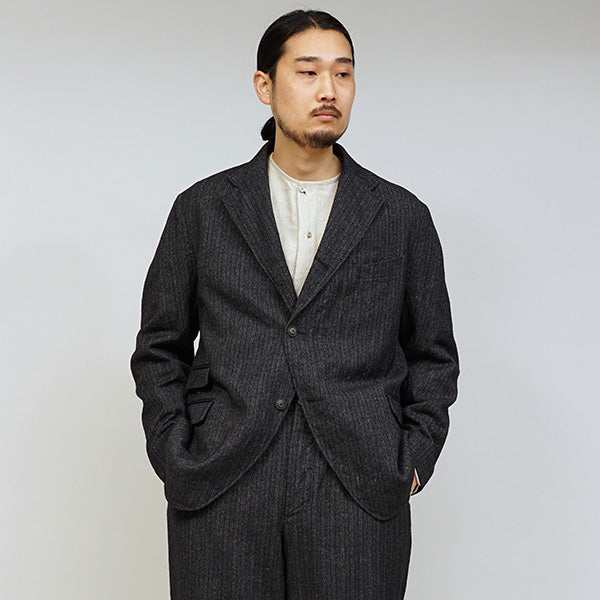 PRE-ORDER / OX'ED SILVER / BLACKSMITH JACKET STRIPE / CHARCOAL GRAY