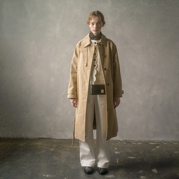 MAC COAT COMFORTABLE / BEIGE