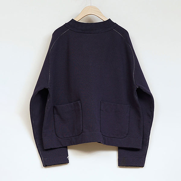 LETTER PATCH SWEAT PULLOVER