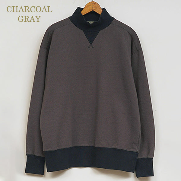 HIGH NECK SHIRT TWO TONE / WOMAN