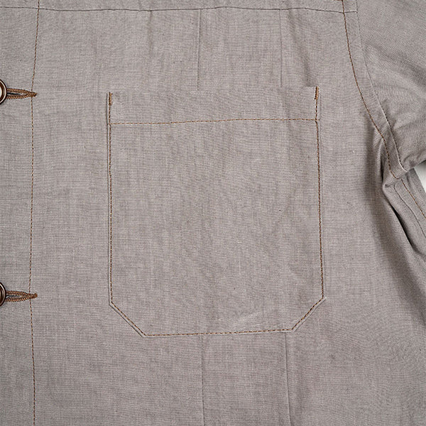 FRENCH WORK DRESS / HIGH DENSITY LINEN