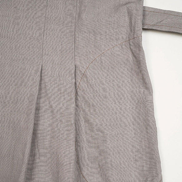 FRENCH WORK DRESS / HIGH DENSITY LINEN