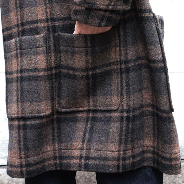 4 POCKET DUFFLE COAT / FOX BROTHERS FABRIC