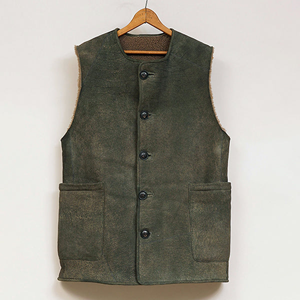 PRE-ORDER / SHEEPSKIN VEST / GREEN