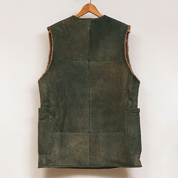 PRE-ORDER / SHEEPSKIN VEST / GREEN