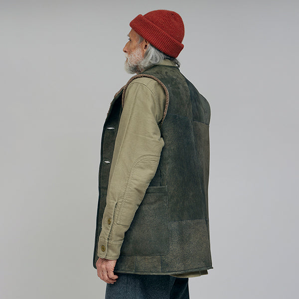 PRE-ORDER / SHEEPSKIN VEST / GREEN