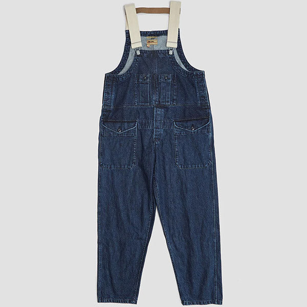 RAILWAY DUNGAREE DENIM ENZYME / BLUE