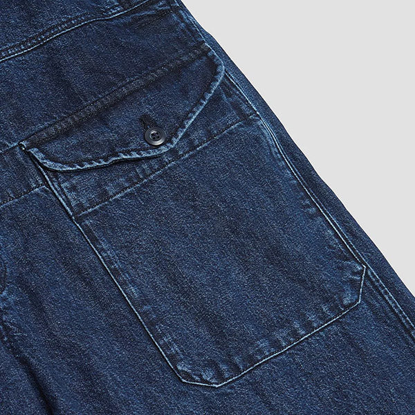 RAILWAY DUNGAREE DENIM ENZYME / BLUE