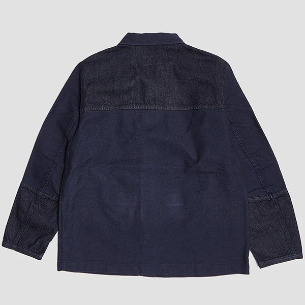 ENGINEER JACKET MOLESKIN × DENIM / DARK NAVY