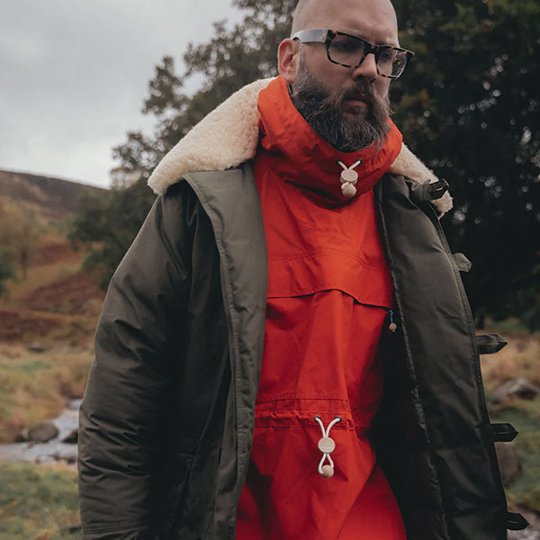 LE5 MORSHEAD SMOCK VENTILE / DARK ORANGE