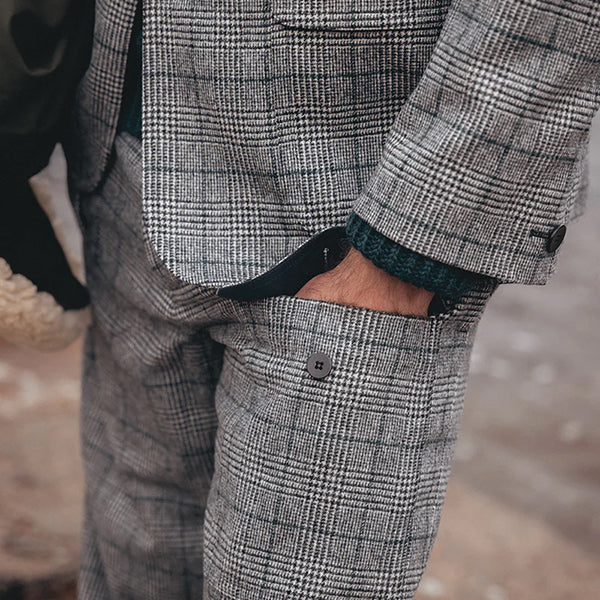 LE5 MALLORY PANT / FOX BROTHERS / CHECK