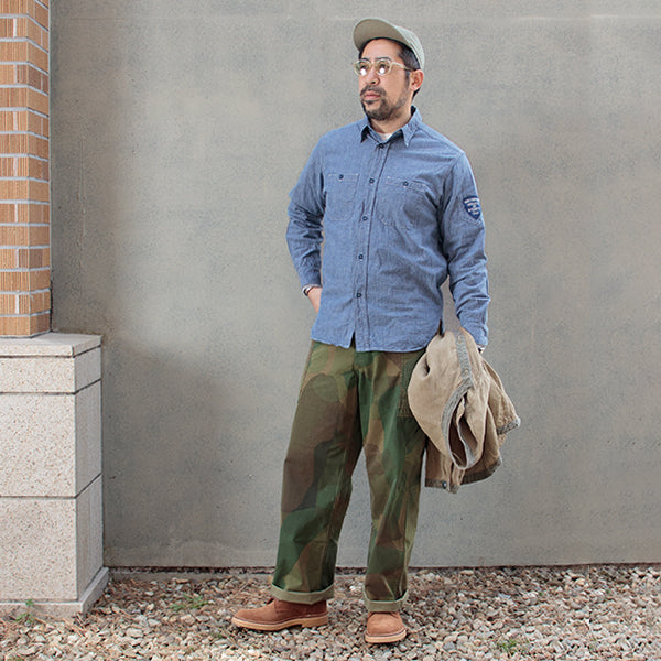 US NAVY SHIRT DUNGAREE / INDIGO