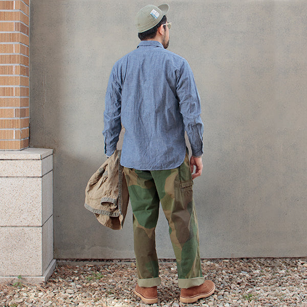 US NAVY SHIRT DUNGAREE / INDIGO