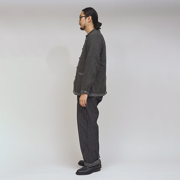 PRE-ORDER / FRENCH WORK JACKET / LINEN PIN OX