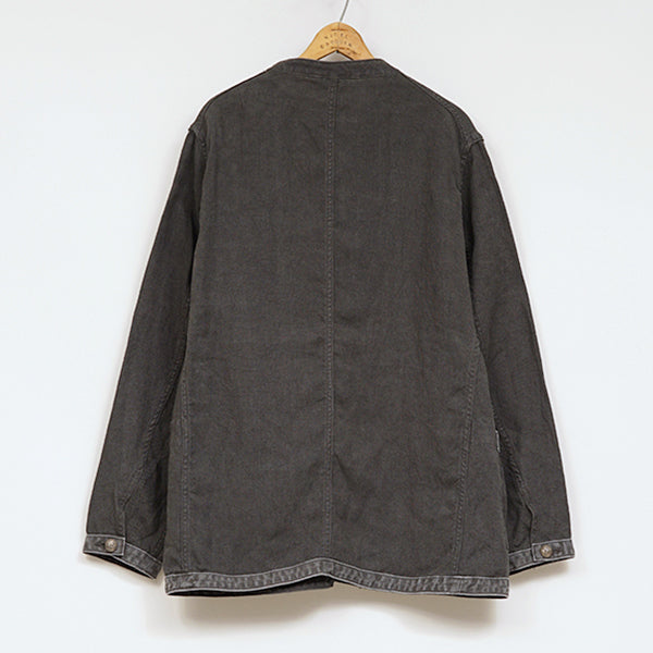 PRE-ORDER / FRENCH WORK JACKET / LINEN PIN OX