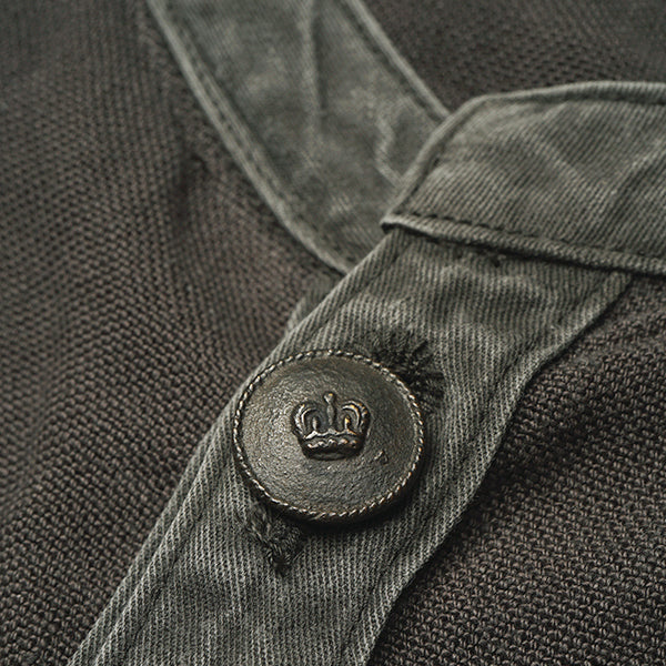 PRE-ORDER / FRENCH WORK JACKET / LINEN PIN OX