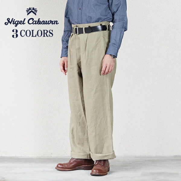 FRENCH WORK PANT HEMP CANVAS