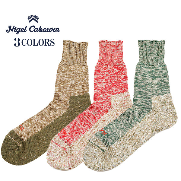 LINEN COTTON PILE SOCKS / 2025SS MODEL