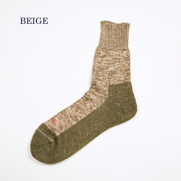 LINEN COTTON PILE SOCKS / 2025SS MODEL